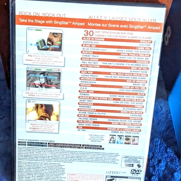 SONY PS2 | SINGSTAR AMPED | Black Label Video Game | Complete In Box | VG - Picture 4 of 4